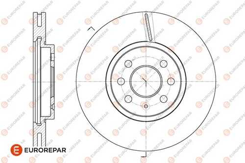 Диск тормозной EUROREPAR 1667855680
