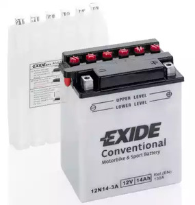 Стартерная аккумуляторная батарея EXIDE 12N14-3A