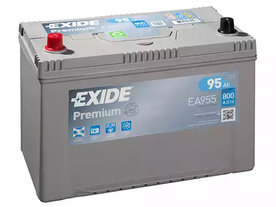 Стартерная аккумуляторная батарея premium EXIDE EA955