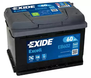 Стартерная аккумуляторная батарея excell EXIDE EB602