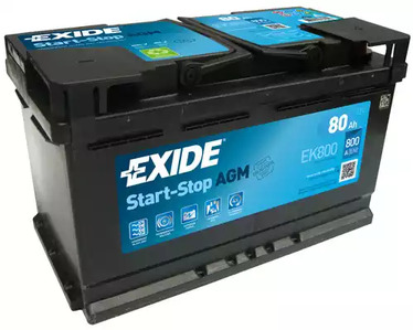 Стартерная аккумуляторная батарея EXIDE EK800