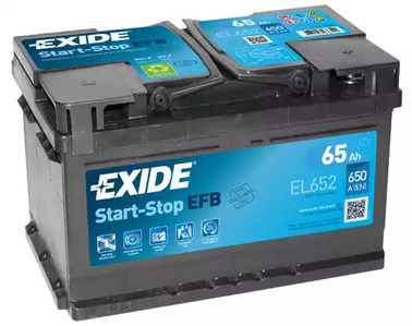 Стартерная аккумуляторная батарея efb EXIDE EL652