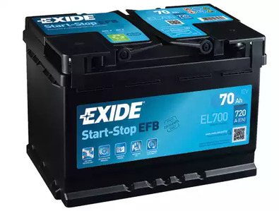 Стартерная аккумуляторная батарея EXIDE EL700