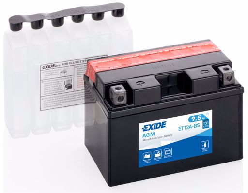 Аккумулятор для мототехники EXIDE ET12A-BS