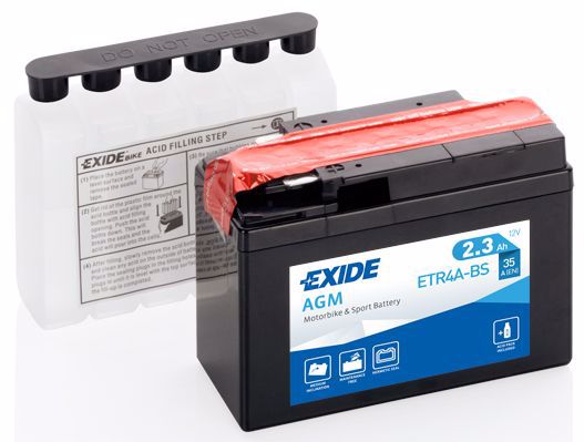 Аккумулятор для мототехники EXIDE ETR4A-BS