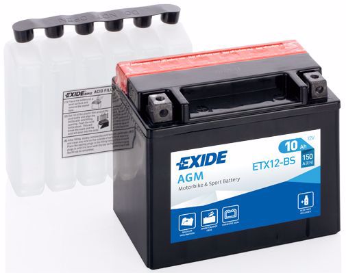 Аккумулятор для мототехники EXIDE ETX12-BS