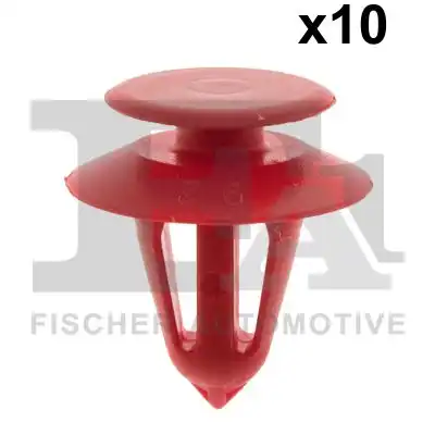 Клипса пластмассовая обшивка двери (красная) opel FA1 12-40005.10