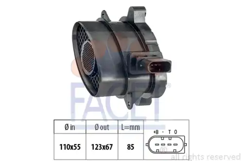 Расходомер воздуха made in italy - oe equivalent