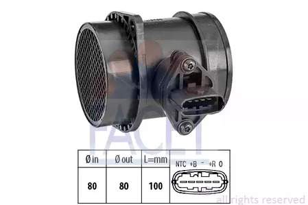 Расходомер воздуха made in italy - oe equivalent