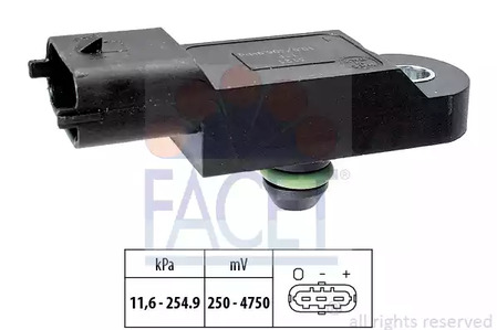 Датчик давления воздуха FACET 10.3173