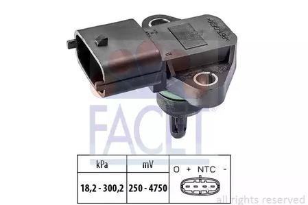 Датчик давл. воздуха во впуск. газопр FACET 10.3344