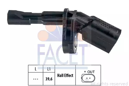 Датчик частоты вращения колеса FACET 21.0008