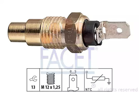 Датчик температуры охлаждающей жидкости FACET 7.3078