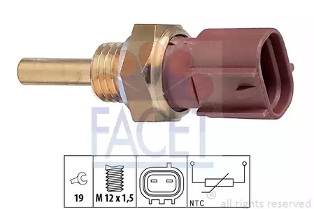 Датчик температура охлаждающей жидкости made in italy - oe equivalent