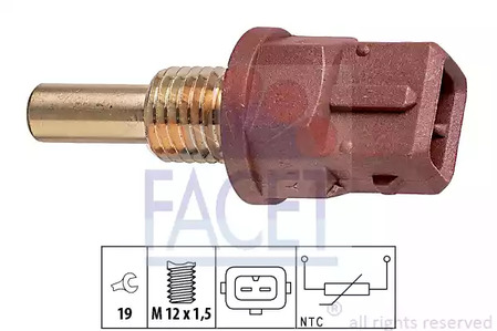 Датчик температура масла made in italy - oe equivalent