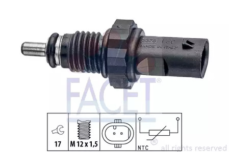 Датчик температуры масла FACET 7.3378
