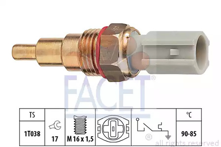 Термовыключатель вентилятора радиатора FACET 7.5205