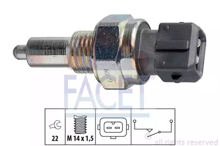 Выключатель фара заднего хода made in italy - oe equivalent