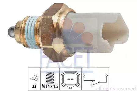 Датчик заднего хода FACET 7.6218