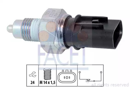 Датчик заднего хода FACET 7.6327