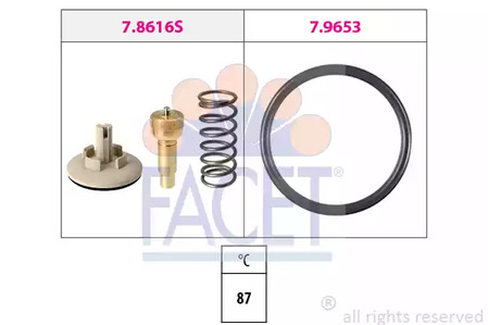 Термостат охлаждающей жидкости FACET 7.8616