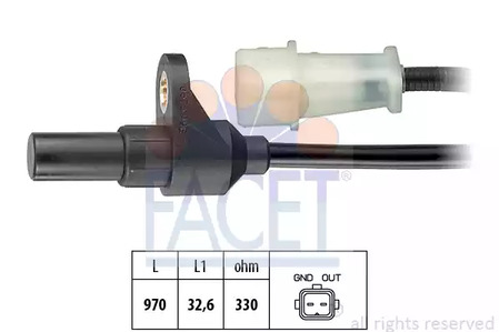 Датчик положения коленвала FACET 9.0373