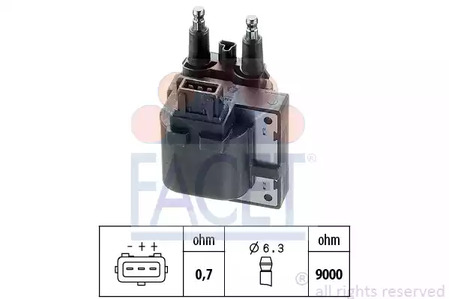 Катушка зажигания made in italy - oe equivalent