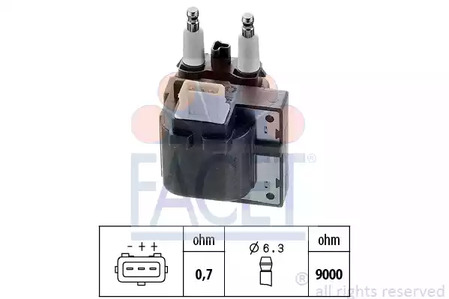 Катушка зажигания made in italy - oe equivalent