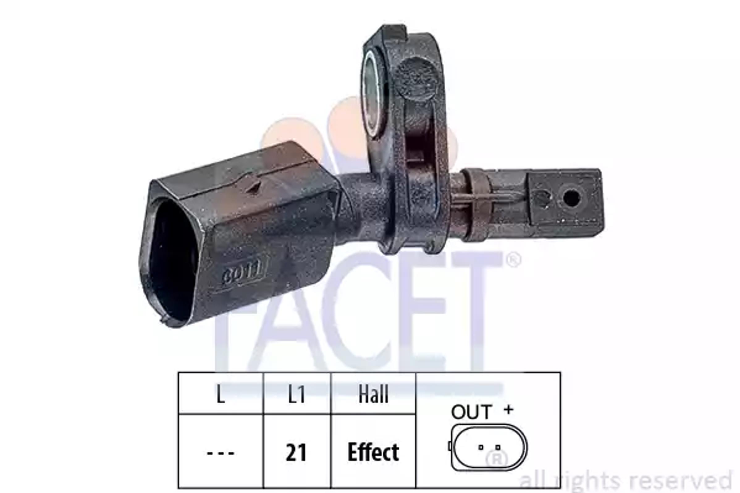 Датчик абс FACET 21.0011