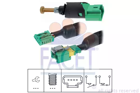 Датчик включения стоп-сигнала (лягушка) FACET 7.1213K