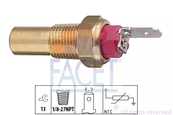 Датчик температура охлаждающей жидкости made in italy - oe equivalent