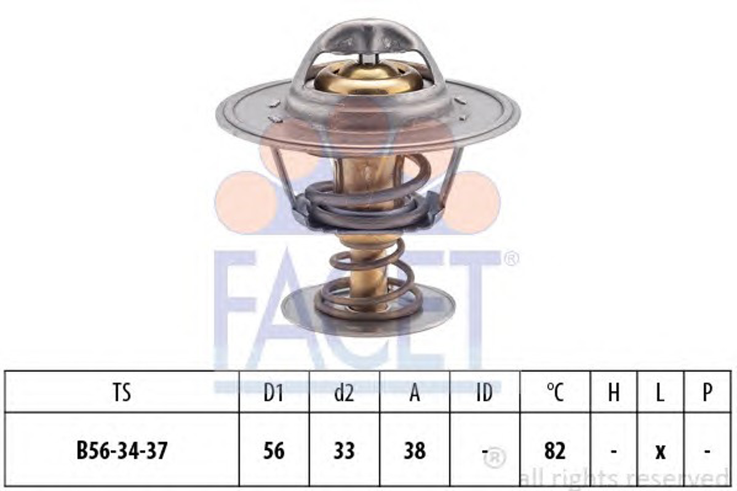 Термостат FACET 7.8251