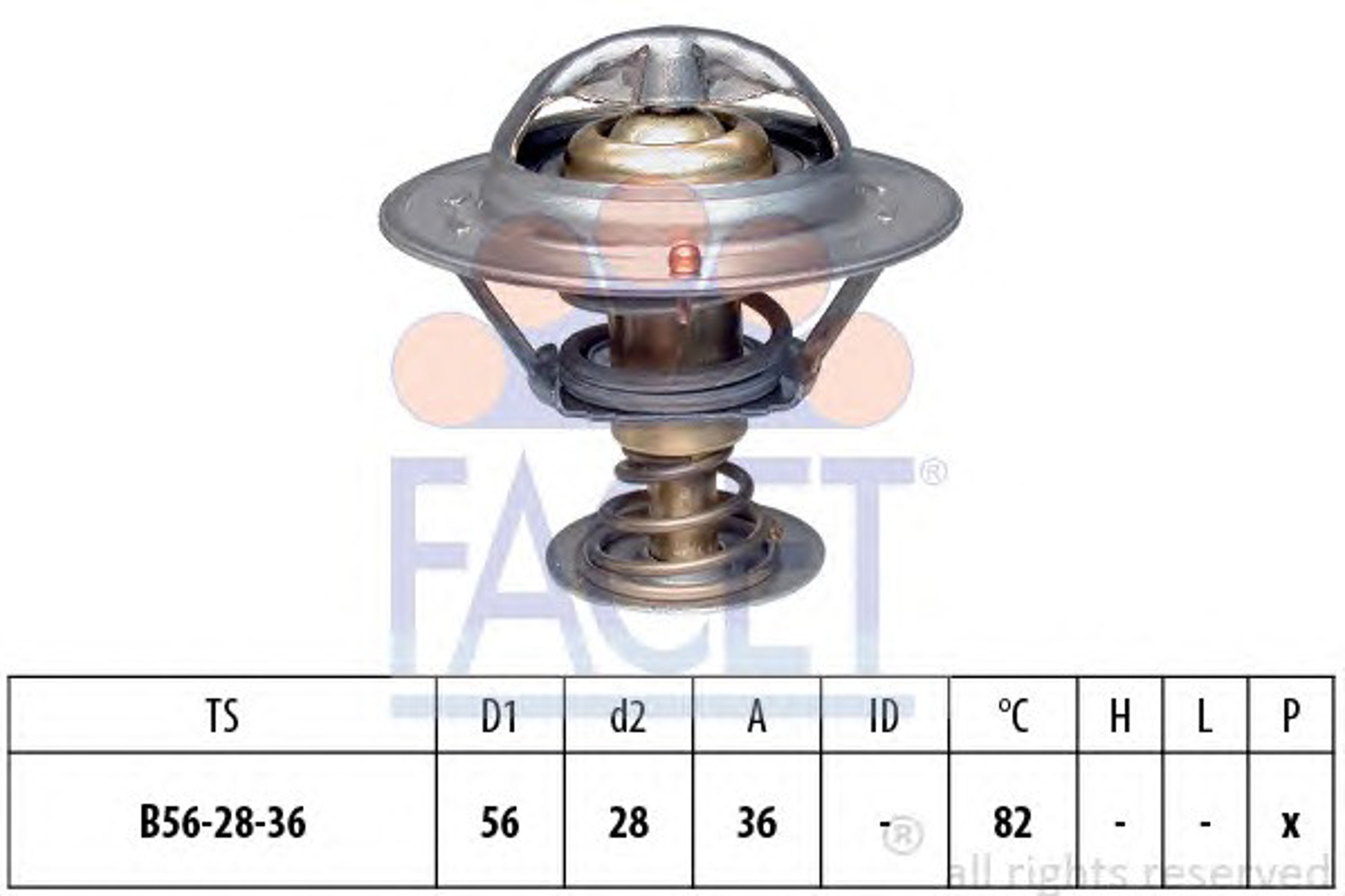 Термостат FACET 7.8728