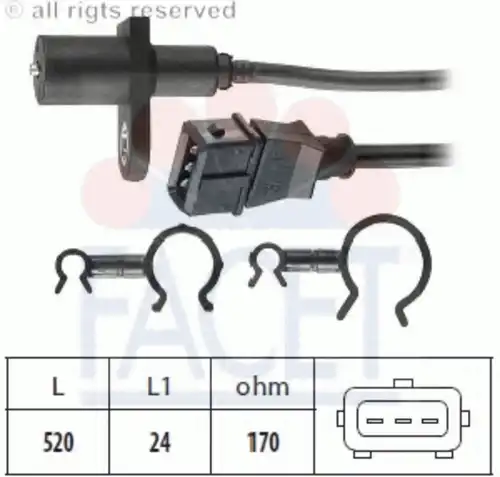 Датчик импульсов made in italy - oe equivalent