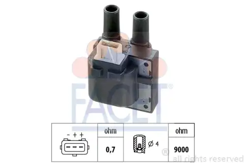 Катушка зажигания made in italy - oe equivalent