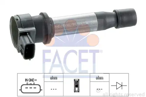 Катушка зажигания FACET 9.6284