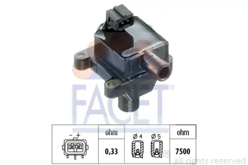 Катушка зажигания FACET 9.6286