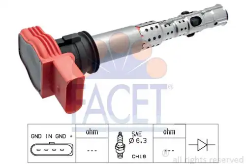 Катушка зажигания made in italy - oe equivalent