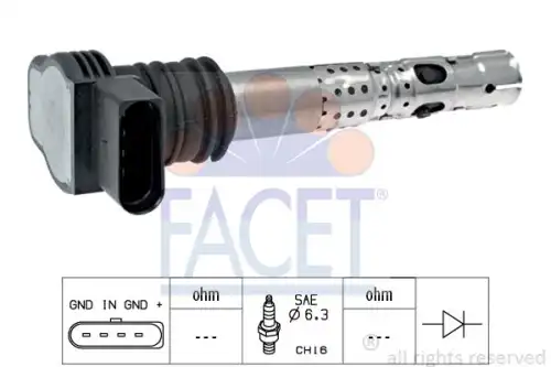 Катушка зажигания made in italy - oe equivalent