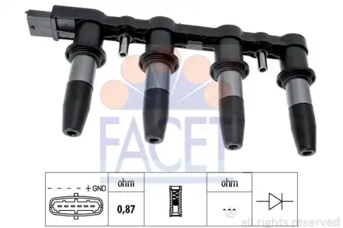 Катушка зажигания made in italy - oe equivalent