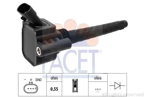 Катушка зажигания FACET 9.6449