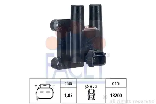 Катушка зажигания made in italy - oe equivalent