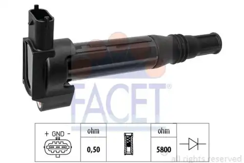 Катушка зажигания FACET 9.6509