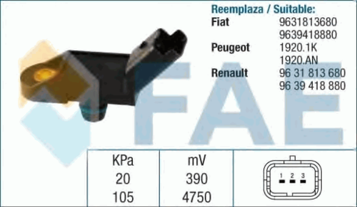 Датчик давления воздуха FAE 15009