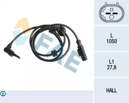 Датчик частоты вращения колеса FAE 78250