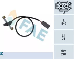 Датчик положения коленвала FAE 79023