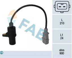 Датчик положения коленвала FAE 79047