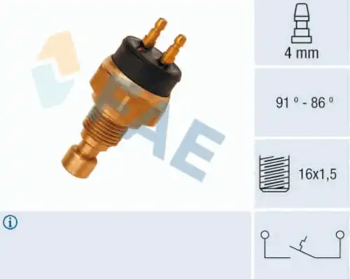 Датчик включения вентилятора FAE 37450