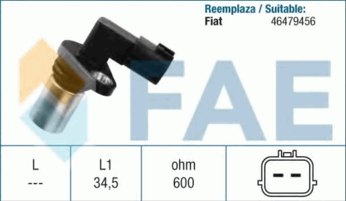 Датчик положения коленвала FAE 79091