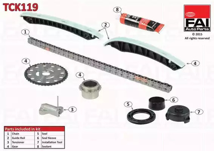 Комплект цели привода распредвала FAI AUTOPARTS TCK119